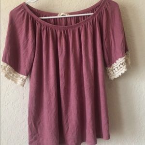 off the shoulder shirt